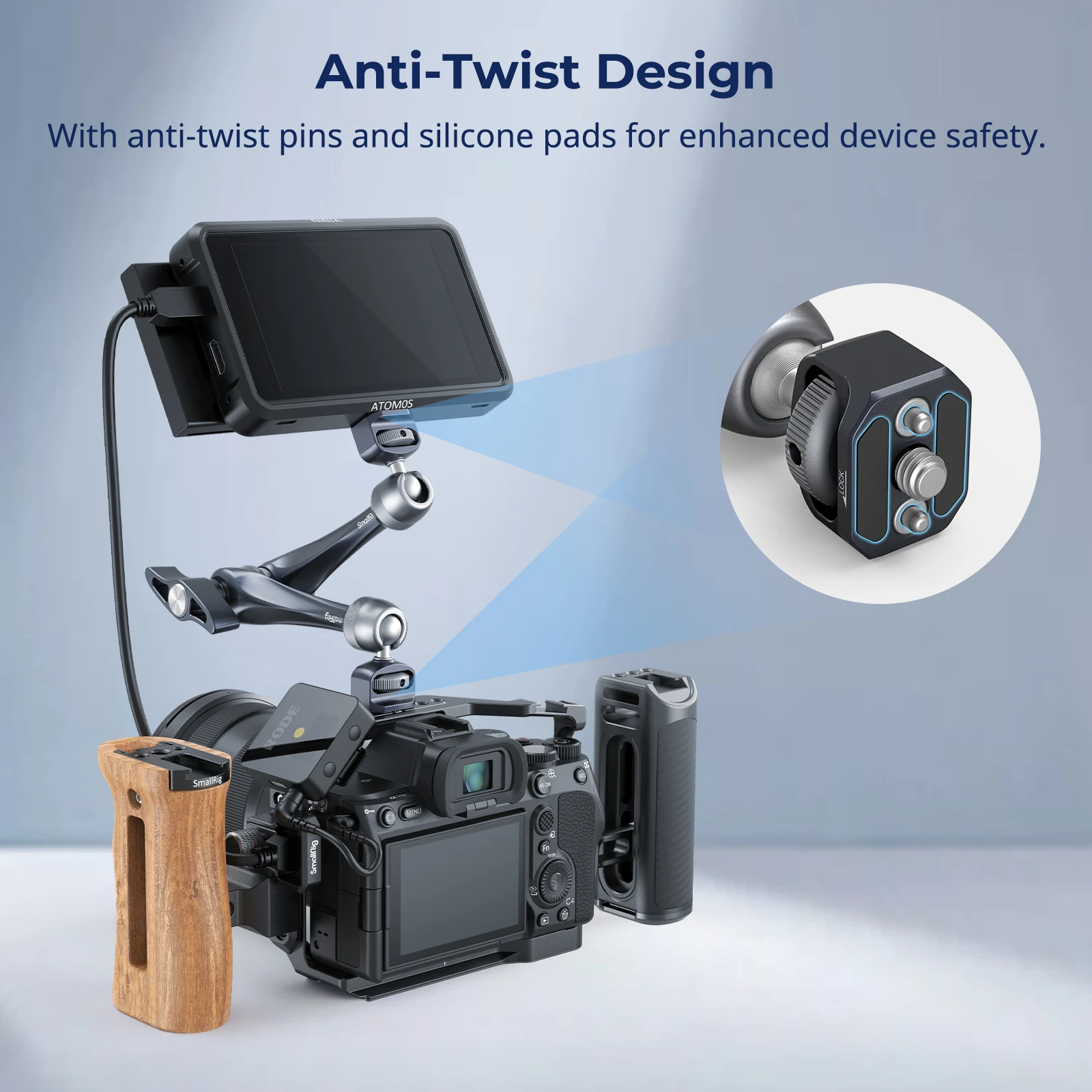 Розетка SmallRig Magic Arm (11 дюймов) с фиксирующим винтом ARRI может устанавливать