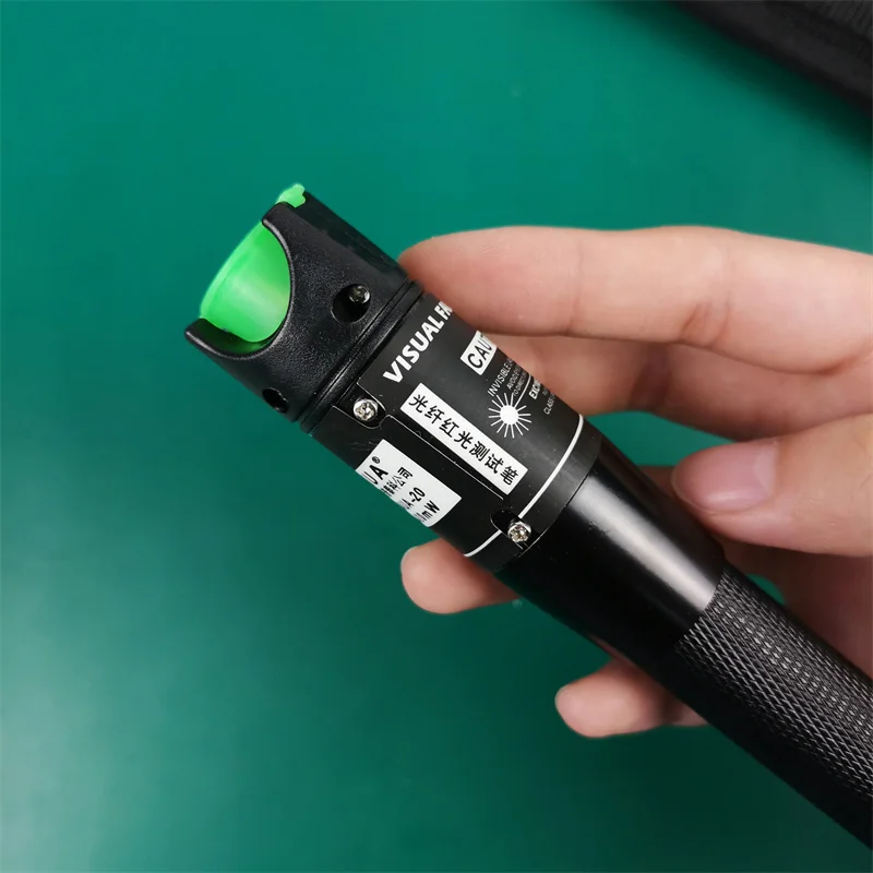 20mW Visual Fault Locator Fiber Optic Cable Tester Red Laser Light 20km VFL Pen Type Free Shipping