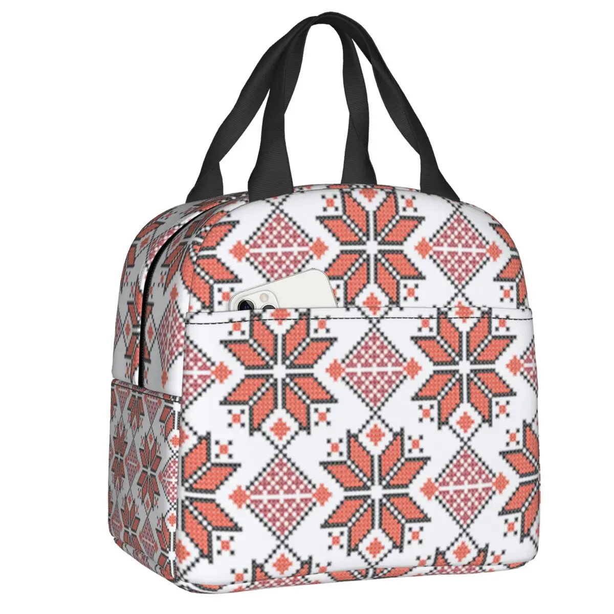 Изготовленная на заказ арабская изолированная сумка для обеда Keffiyeh с