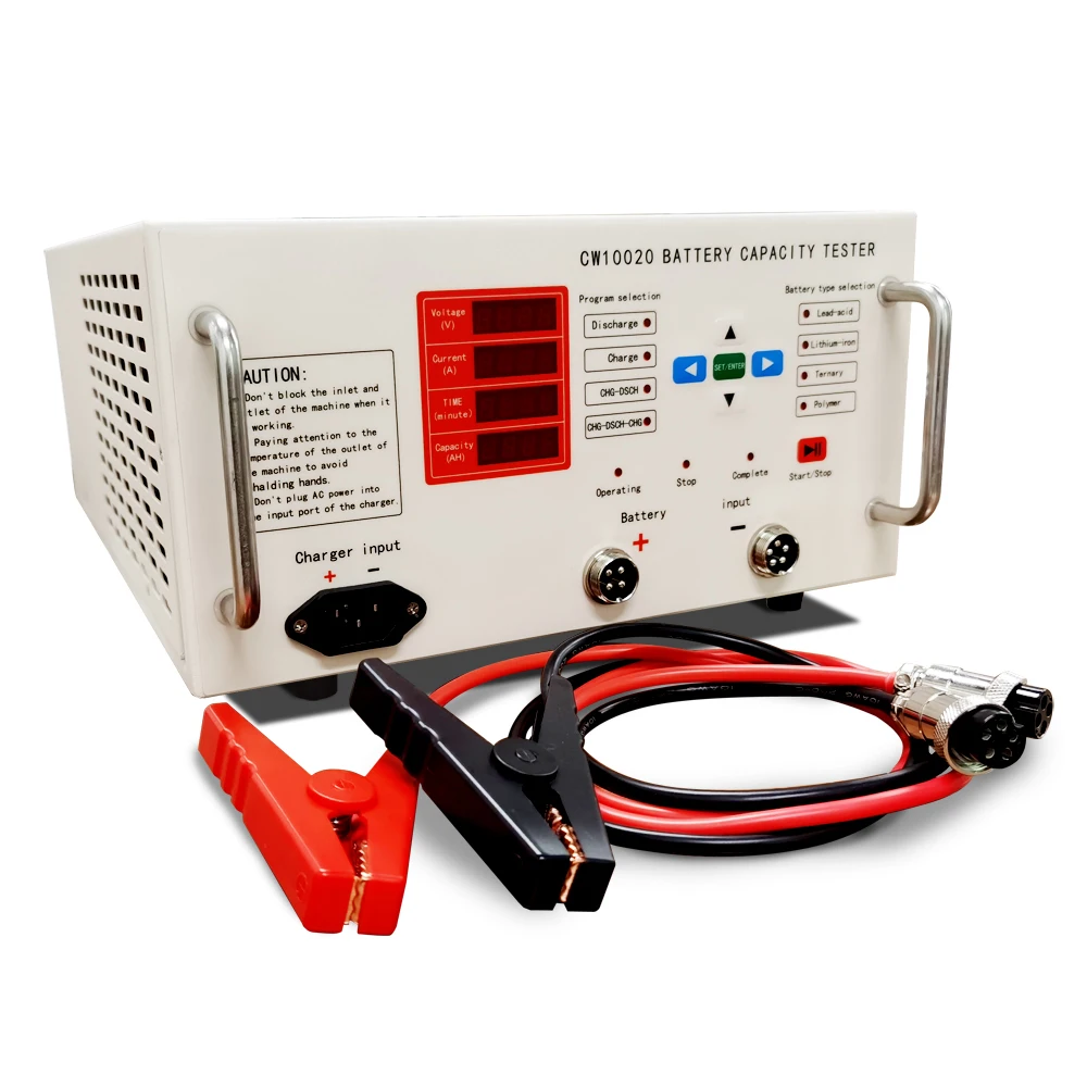 

100V/ 20A Battery tester Charge-discharge-charge automatic cycle Lithium Battery Pack Capacity Tester Battery capacity tester