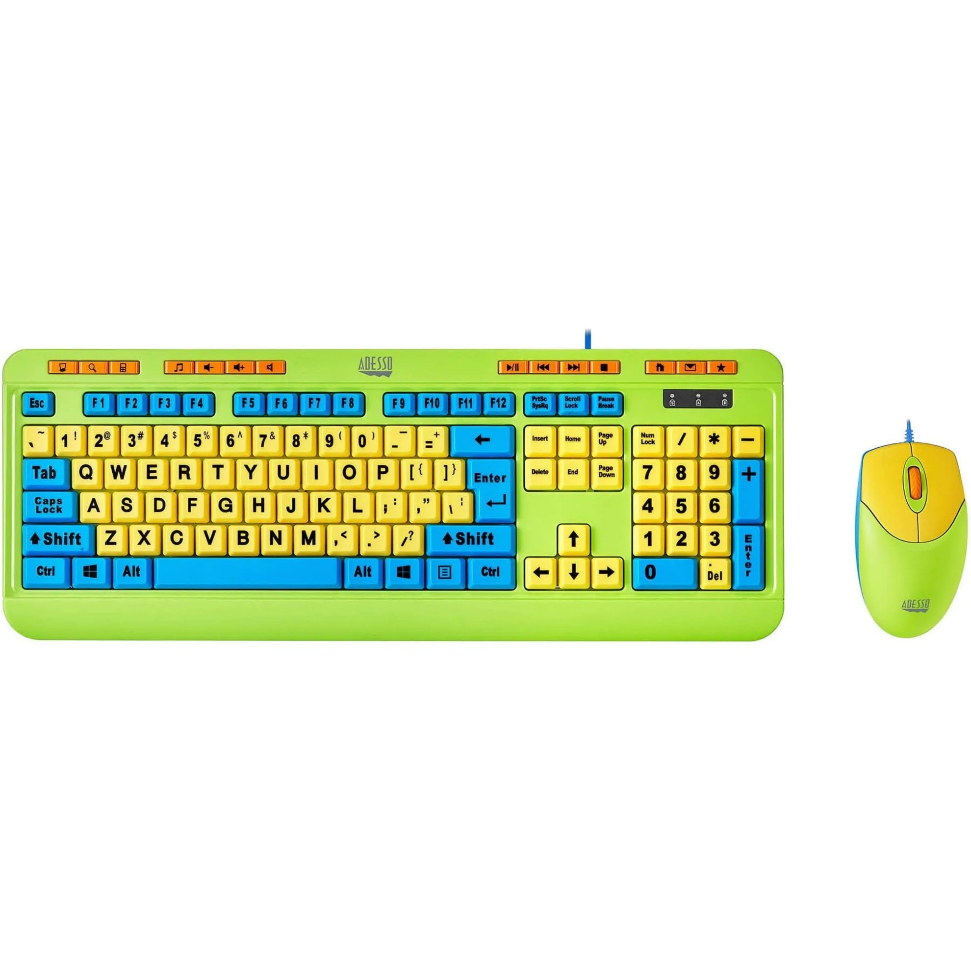 

Antimicrobial Wired Kids Keyboard and Mouse Combo