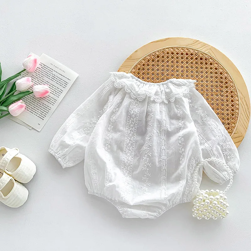 

MILANCEL Autumn Long Sleeve One-piece For Baby Girls Toddler Bodysuit