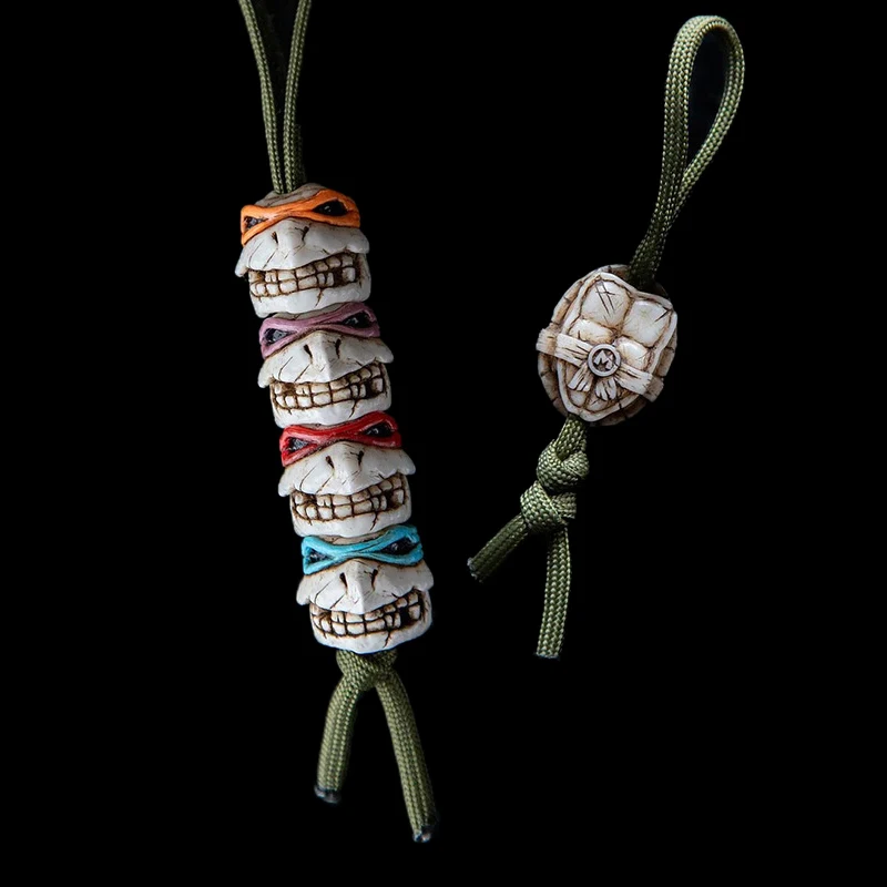 

Аниме ручной работы, подвеска в виде черепахи для ключей, аксессуары для фильмов ниндзя, интересный резиновый скелет, черепаха, ракушка для мальчиков