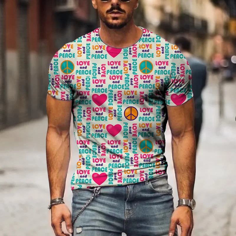 

2021 Summer 3D Printed T Shirts Men Round Neck Short Sleeve Streetwear Fashion Casual Male Oversized T Shirts Tops Tee XXS-6XL