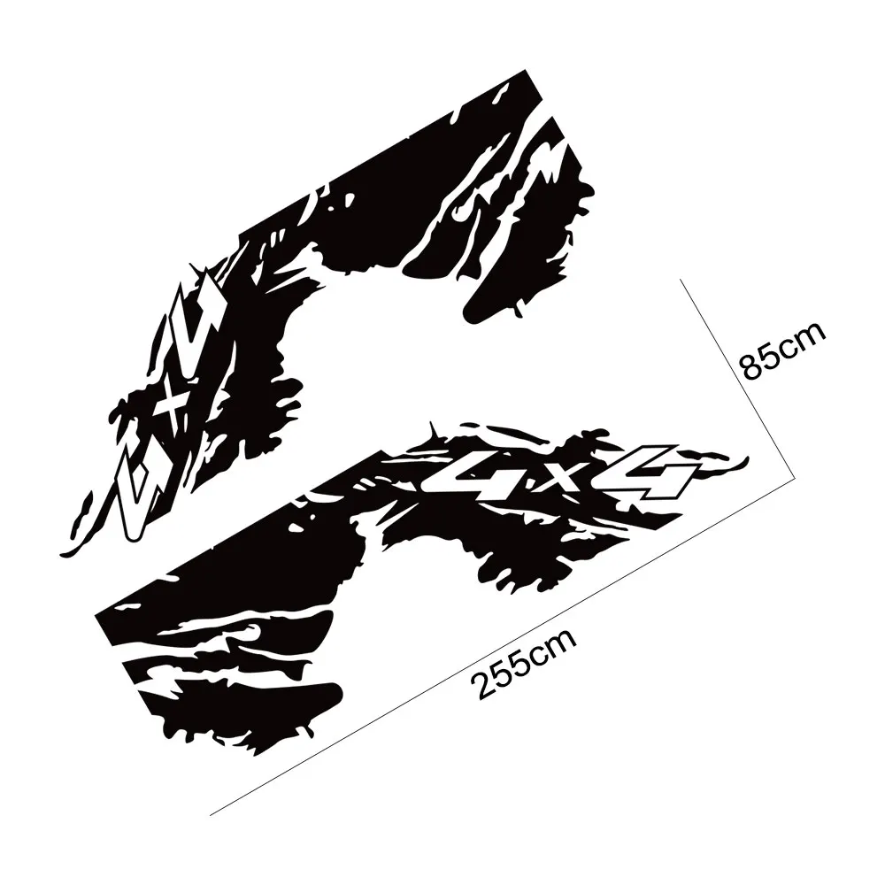 Наклейки для пикапа боковой Декор заднего багажника автомобиля наклейки