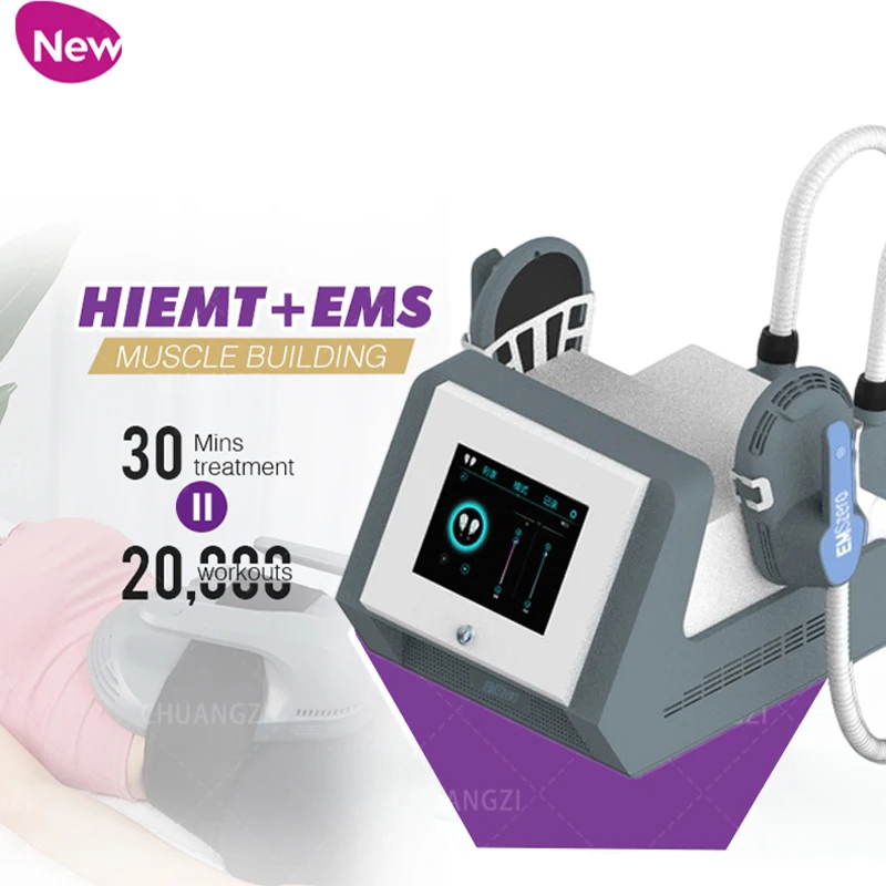 2022 NEWPortable EMslim Machine 4 handles RF Muscle Stimulation Burn Fat Electromagnetic Body Shaping Beauty Instrument WITH CE | Бытовая