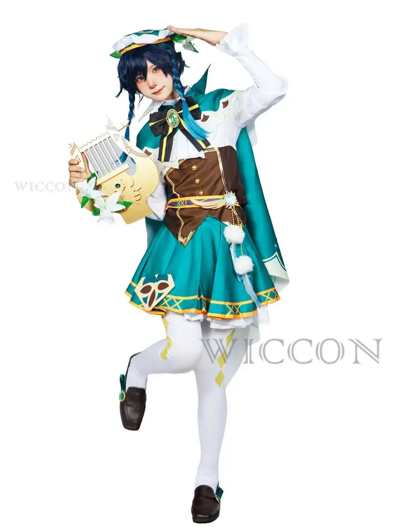 Genshin Impact Venti Костюм Косплей для Хэллоуина Карнавальный