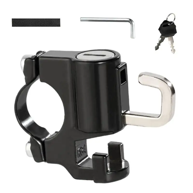 Замок для мотоцикла велосипеда скутера 2 крюка