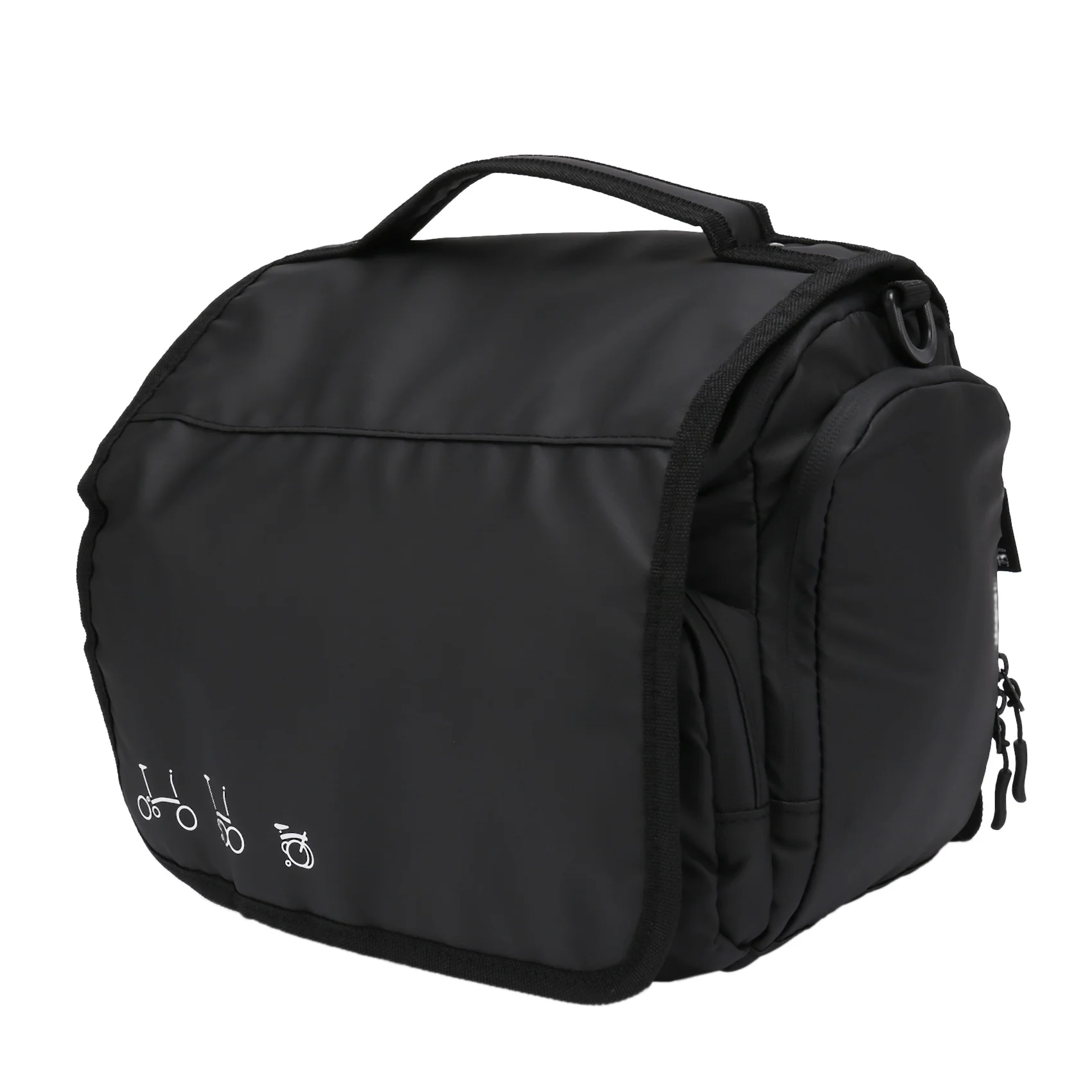 Передняя сумка для велосипеда рюкзак с подставкой и дождевиком складного