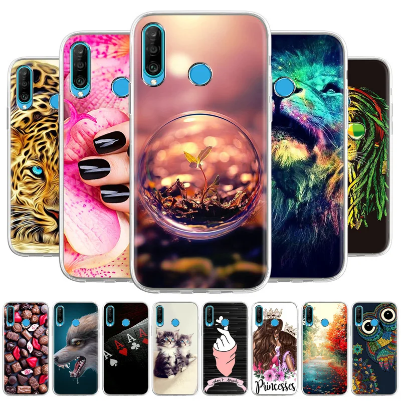 

Soft Cases For Huawei P30 Lite Case Silicone TPU Cover P40 Pro P50 Mate 20 Lite Honor 50 Pro 10X Lite 10i 8X 8A Shockproof funda