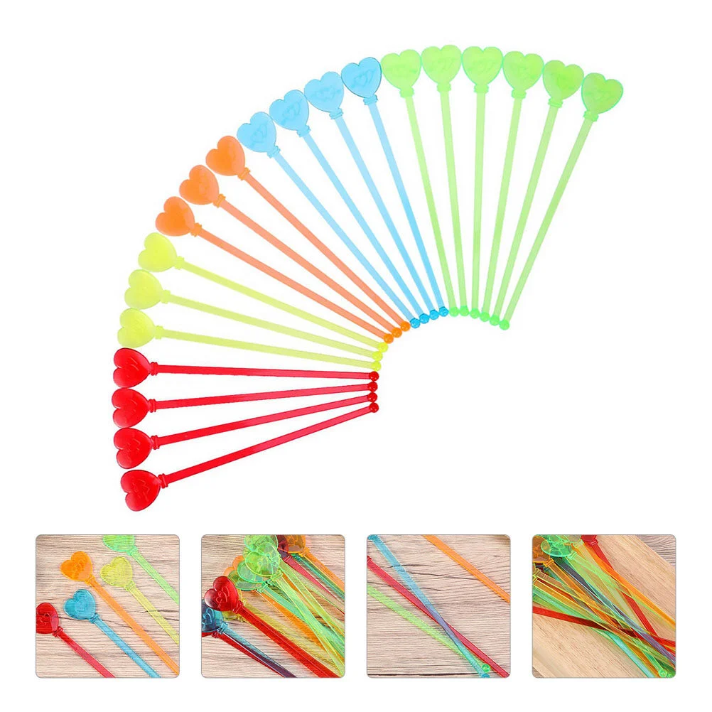 

40 PCS Mixer Coffee Wand Milk Swizzle Stick Christmas Stirring Juice Acrylic Drinking Coffee Mixer Wands