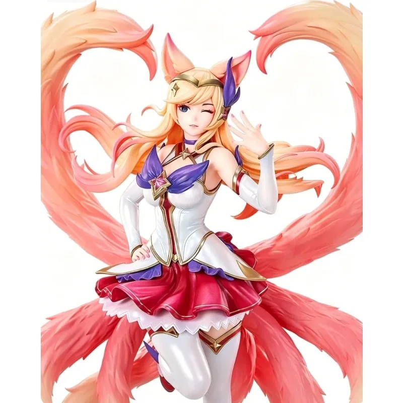 Фото 100% Оригинальная коллекционная фигурка Good Smile Company League of Legends Kiko Ahri Star Guardian, подарок, украшение №5