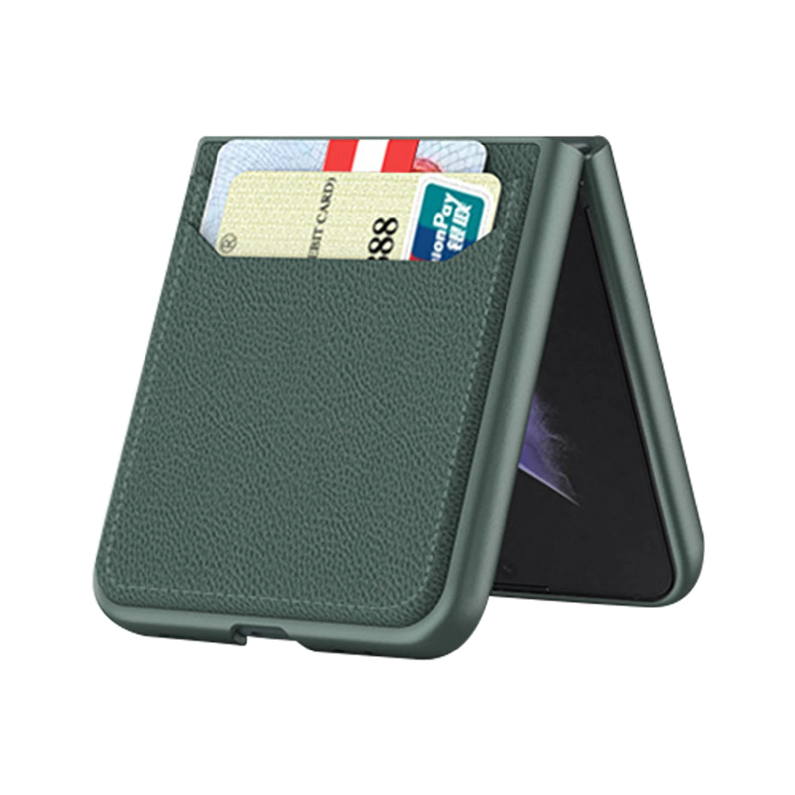 

PU Leather Wallet Case With Card Slot Holder And Hard PC Case Shockproof Phone Cover For Samsung Galaxy 5G 2021