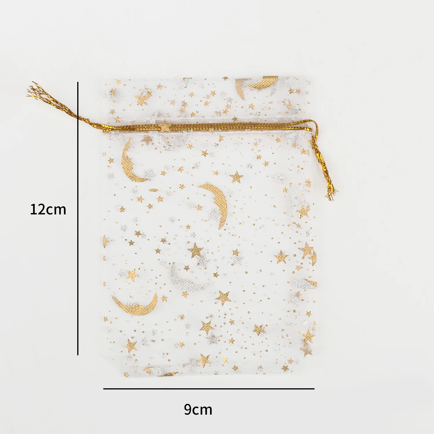 Сумки для украшений LASOFAMIRE органза 50 шт.