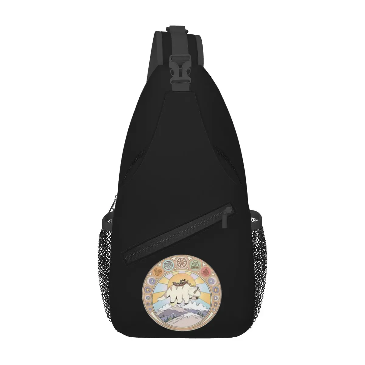 Дизайнерская нагрудная сумка Team Avatar And Elements мужской рюкзак через плечо на слинге