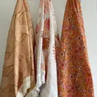 Муслиновое одеяло в стиле бохо с бахромой детский плед одеяло для постельного белья для девочек и мальчиков