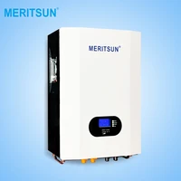 meritsun power energy wall battery home lithium lifepo4 battery 48v 5kwh 7kwh 10kwh 6000cycle off grid energy storage system