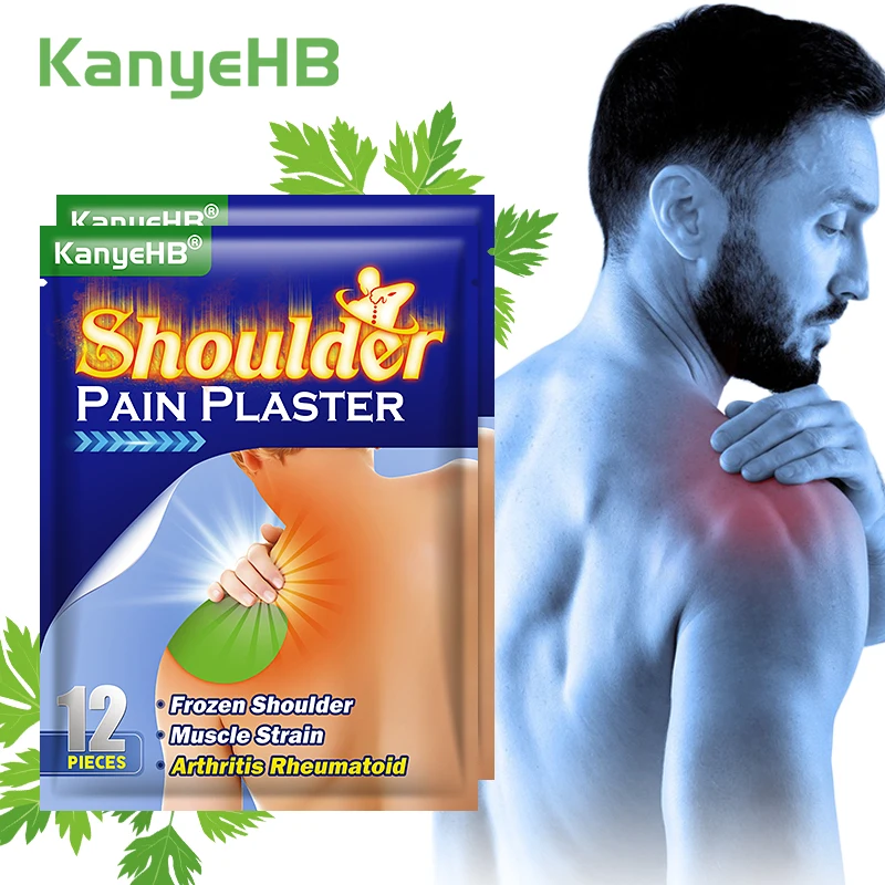 

24pcs=2bags Wormwood Pain Relief Patch Shouder Back Muscle Pain Relieving Rheumatic Arthritis Shoulder Neck Massage Patch A1106