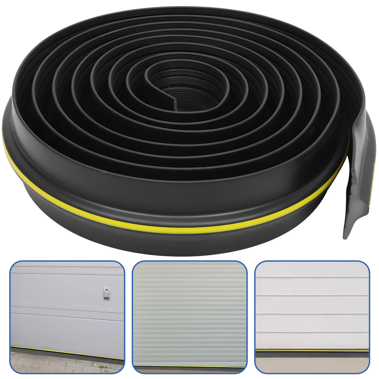 

Garage Seal Bottom Threshold Door Insulation Kit Seals Rubber Sealing Strip Floor