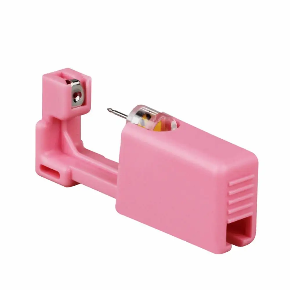 Пистолет Для Пирсинга Ушей одноразовый розовый из медицинской нержавеющей стали