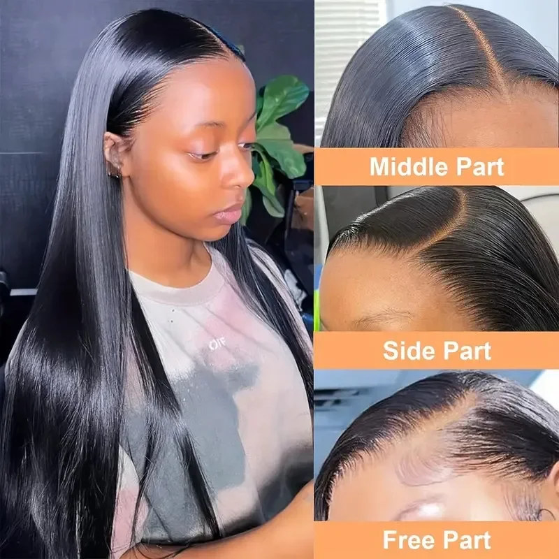Парик с прямыми кружевами спереди парик полным покрытием головы парики на сетке