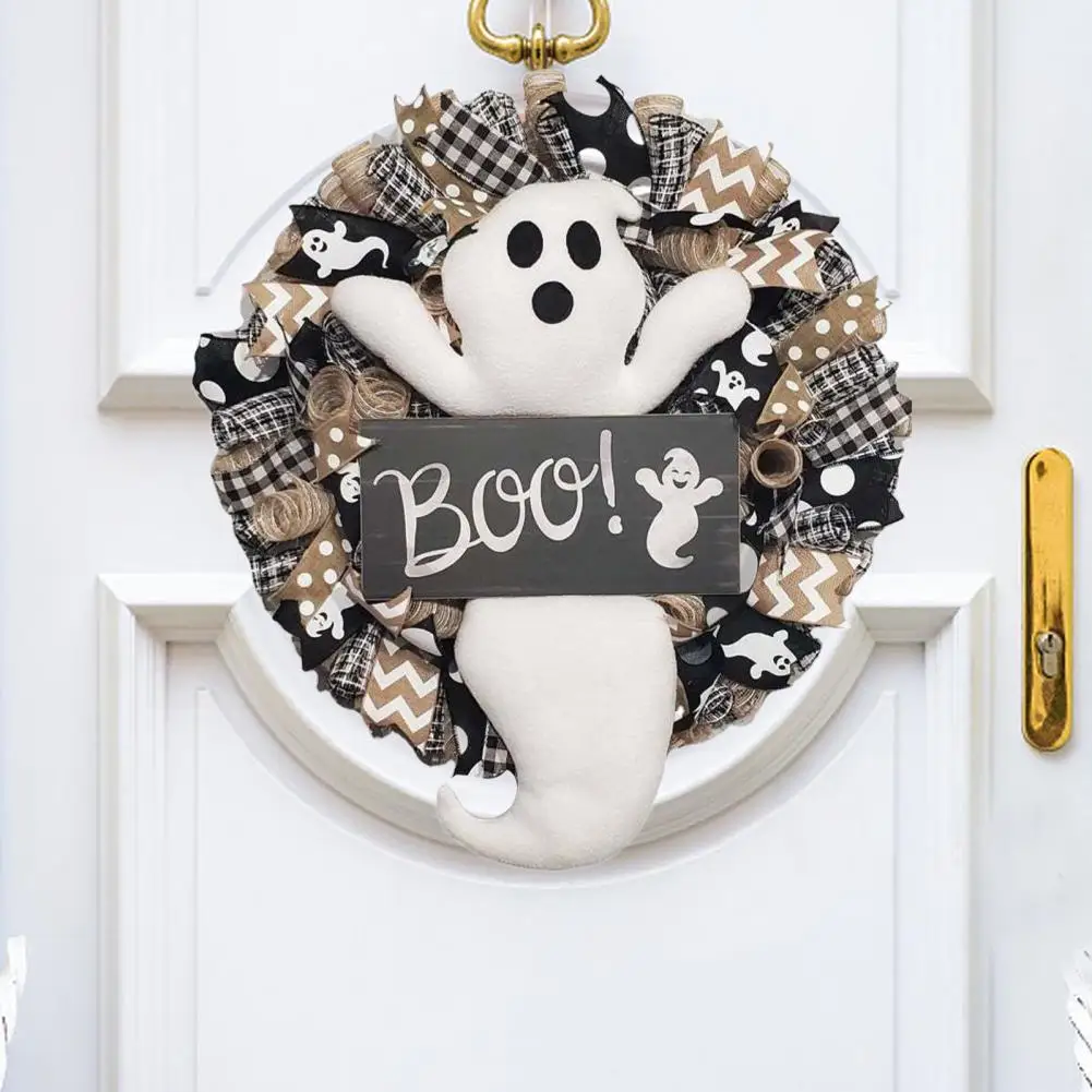 

Increase Festive Vibe Solid Color Christmas Party Hanging Wreath for Indoor