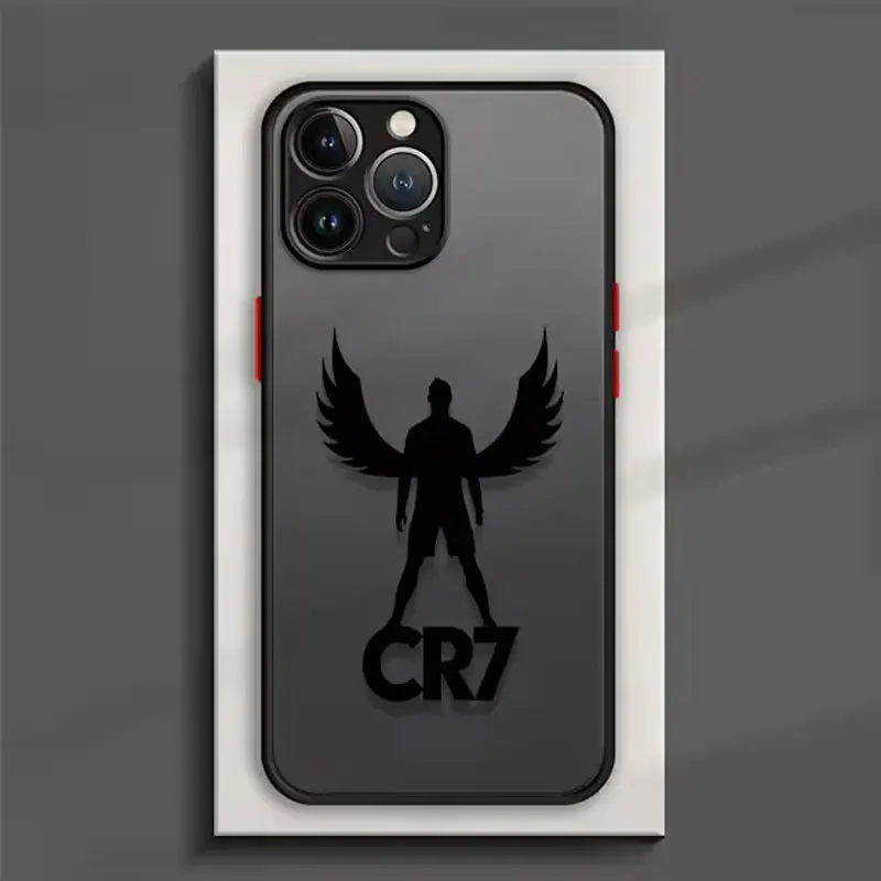 Фото Чехол для телефона Football Star R-Ronaldos для iPhone 17e 17 16e 16 15 14 13 12 11 Mini Pro Air Max X 7 8 6 6s Plus, матовый прозрачный чехол №4
