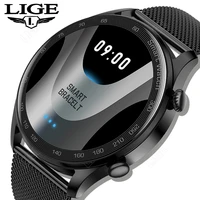 llge bluetooth dialing smart watch men color screen full touch ip67 waterproof encoder fitness tracker smart clock smartwatch