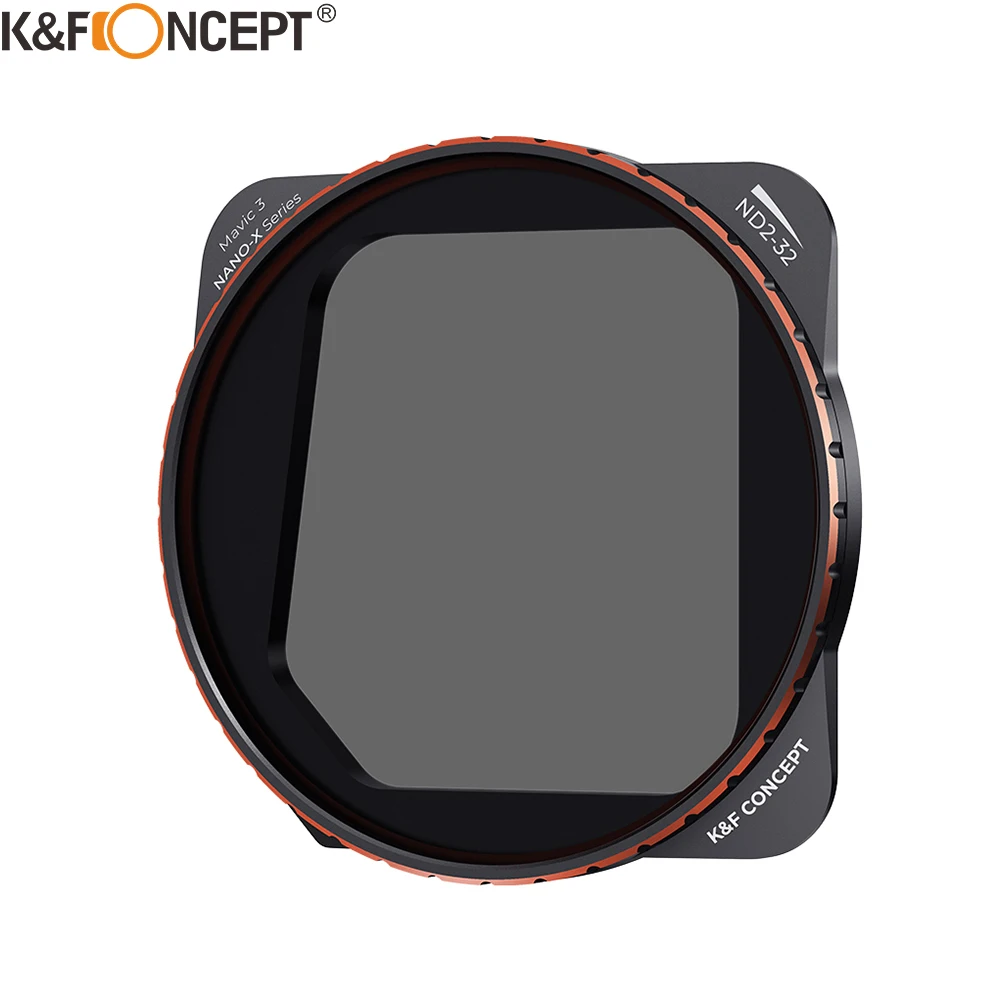 

K&F Concept ND2-32 DJI Mavic 3 Camera Lens Filters Variable ND HD Filter 1-5 Stop with 28 Layer Neutral Density