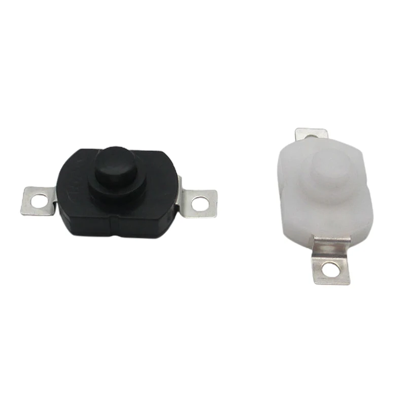 

5pcs/set Switch ON-OFF Push Button Switch 36V 1A Flashlight switch LOCK Table Lamp Button Switch Lashlight Button