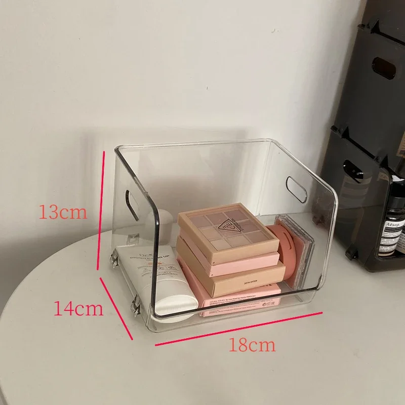 

Прозрачный пластиковый стеллаж для мелочей