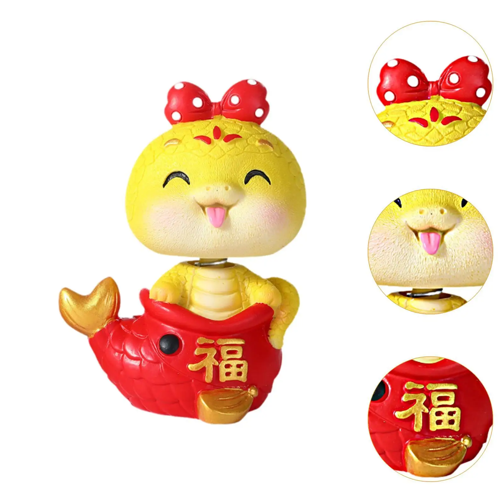 Потрясающая голова змеи украшение для приборной панели автомобиля домашняя