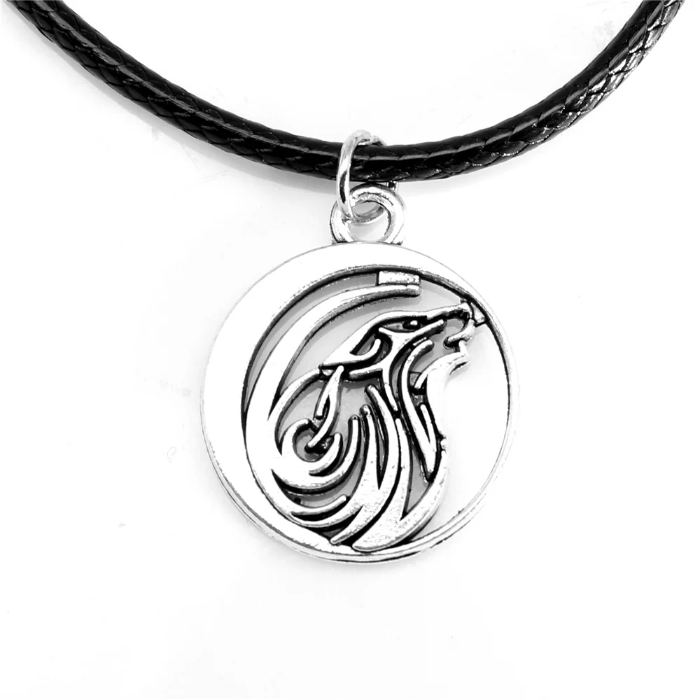 Цепочка с волчьей головой 18x21 мм 1 шт. ожерелье мужские ювелирные изделия