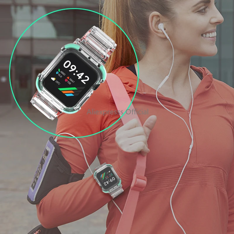 Фото Аксессуары мягкий силиконовый прозрачный браслет чехол ремешок для Apple Watch Band 6 5 4 40 мм 44 мм 3 2 1 38 мм 42 мм №5