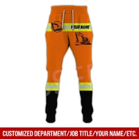 tessffel cosplay crane heavy equipment operator worker customize name 3dprint casual trousers streetwear loose sports pants a3