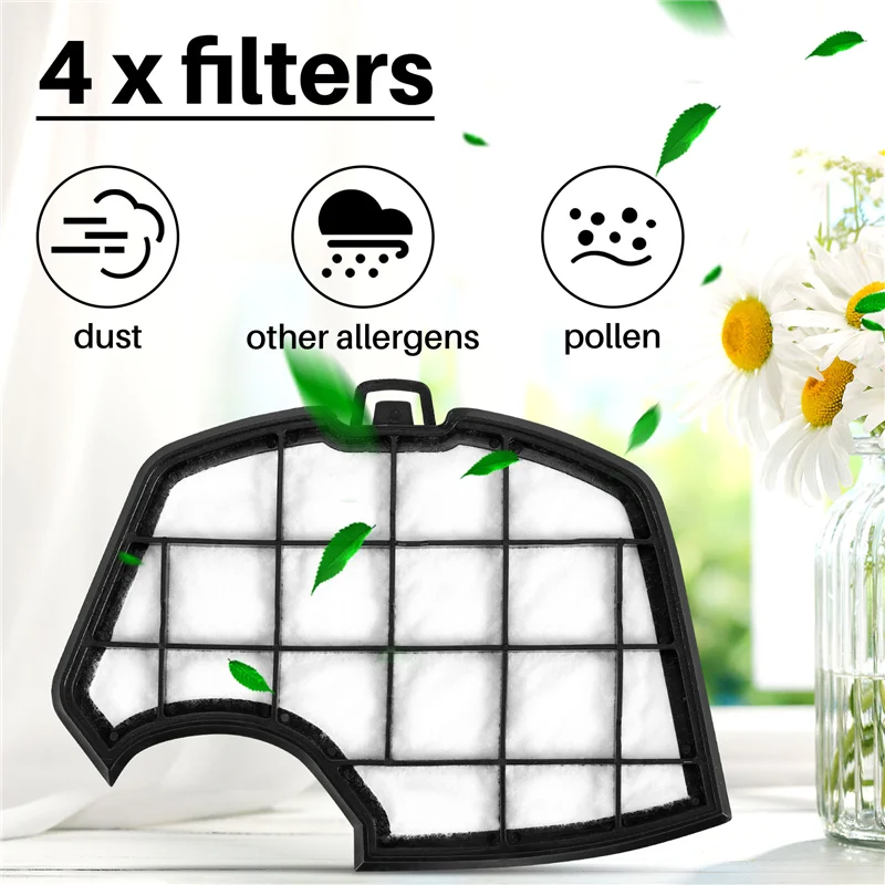 4 шт. сменный фильтр двигателя защитный для пылесоса Vorwerk Kobold VK140 VK150