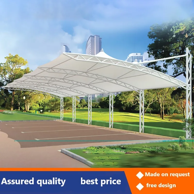 

Membrane structure carport parking shed car shed canopy basketball court sunshade canopy