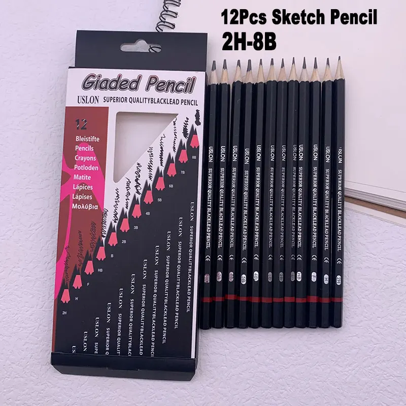 2h H F Hb B 2b 3b 4b 5b 6b 7b 8b Hard/medium/soft Graphite For Art Painting