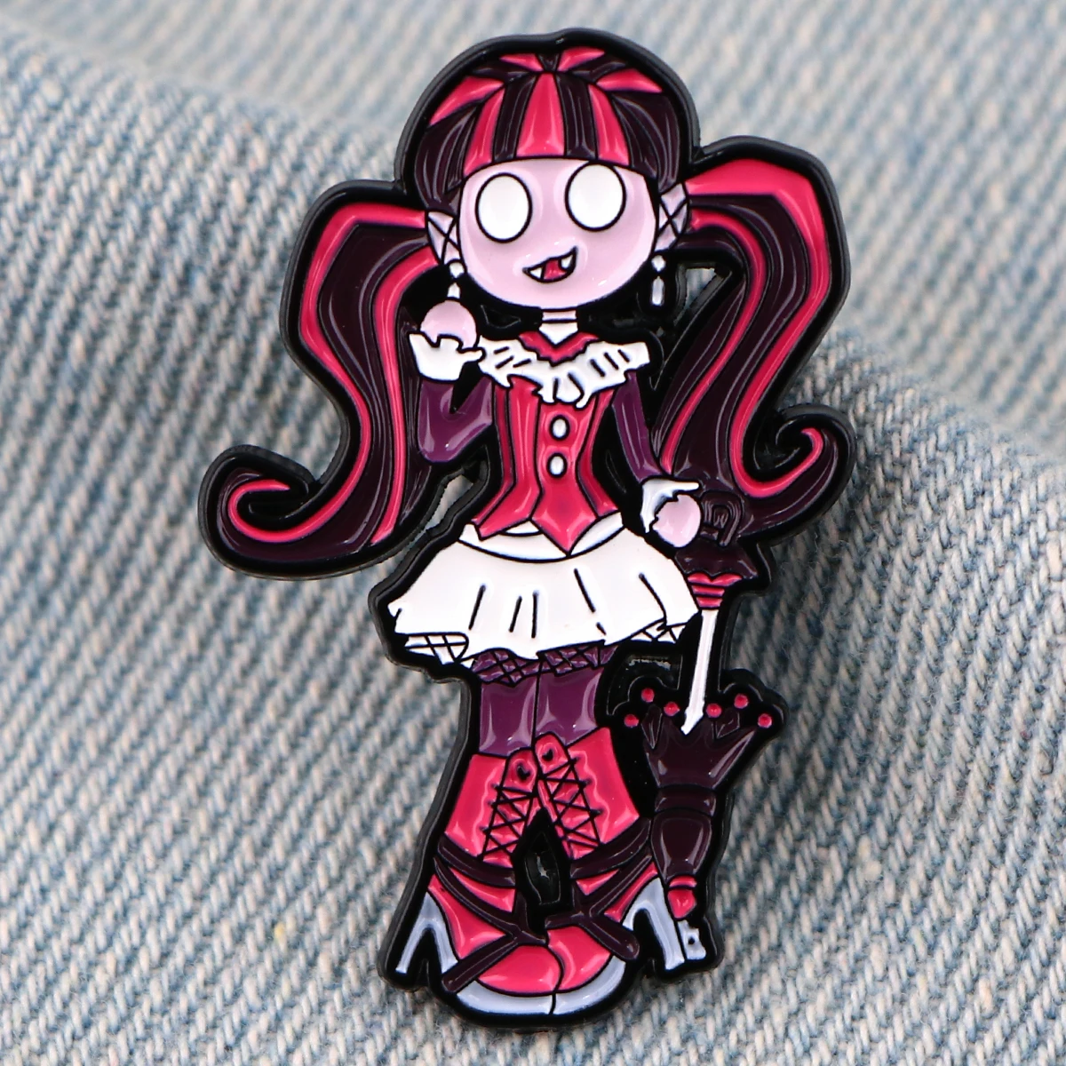 Женская эмалированная брошь для рюкзака значок на булавке