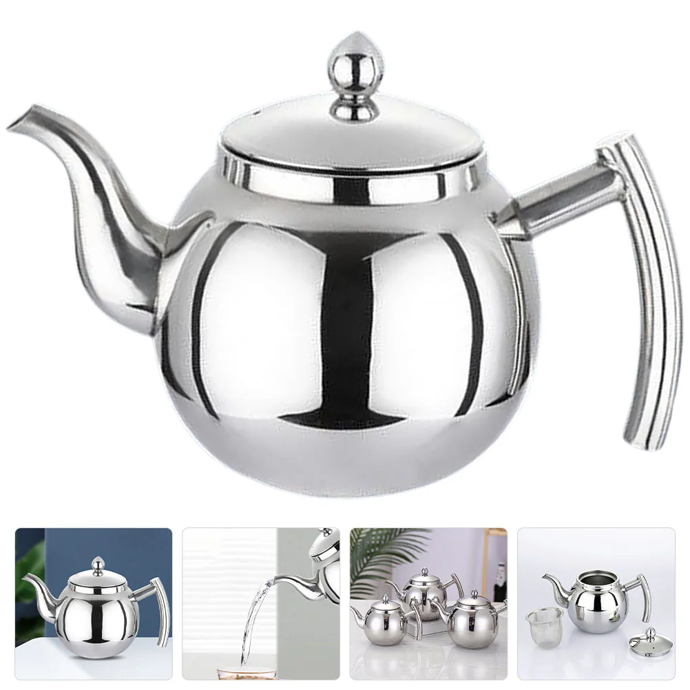 

Kettle Tea Teapot Steel Coffee Stainless Whistling Stovetop Pot Strainer Water Gooseneck Stove Pots Drinking Pitchers Camping