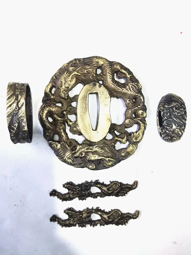 Изысканный набор защитная латунная фурнитура Женская фучи Кашира для японского