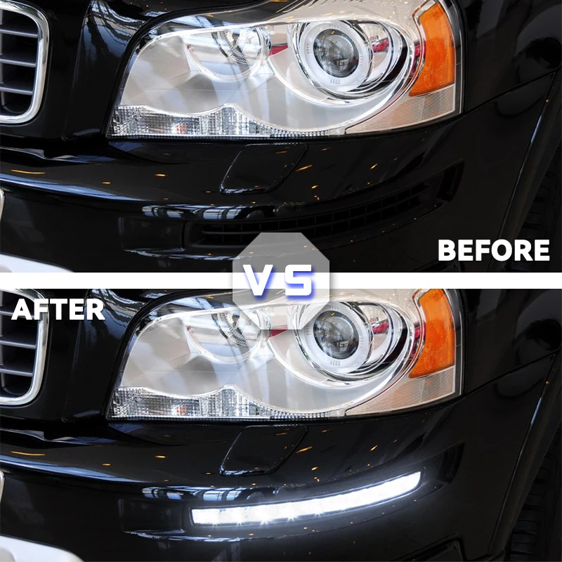 Дневные ходовые огни для VOLVO XC90 2007 2008 2009 2010 2011 2012 2013 дневсветильник указатели