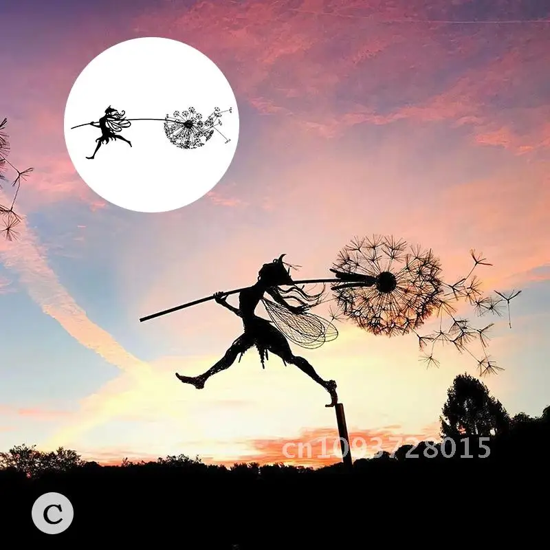 Статуэтка феи из металла DUTRIEUX