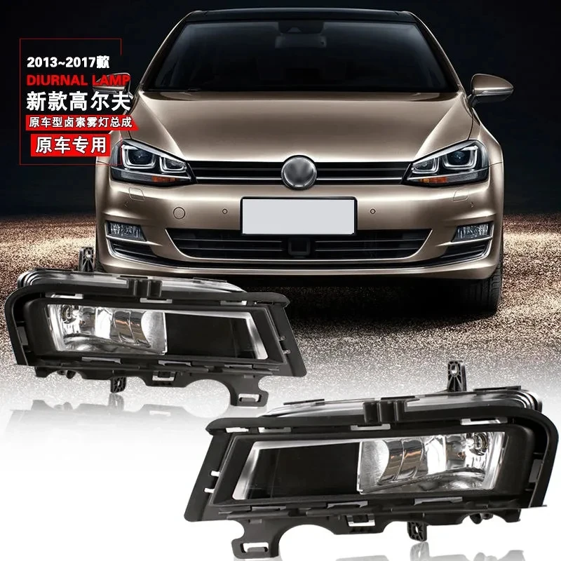

Front fog lamp frame bumper lamp decorative cover For VW Volkswagen Golf 7 2013-2017