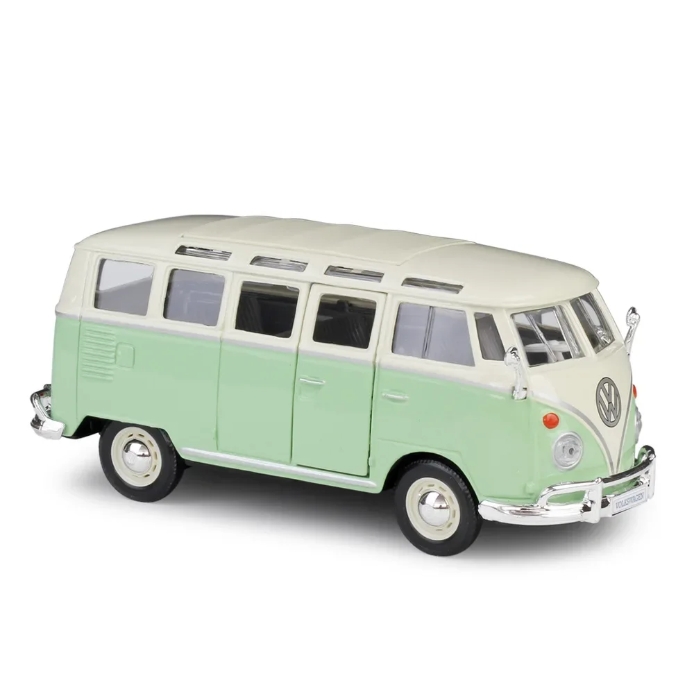 Фигурка Мертора 1: 24 Volkswagen Van SAMBA реплика модели автомобиля из сплава орнамент