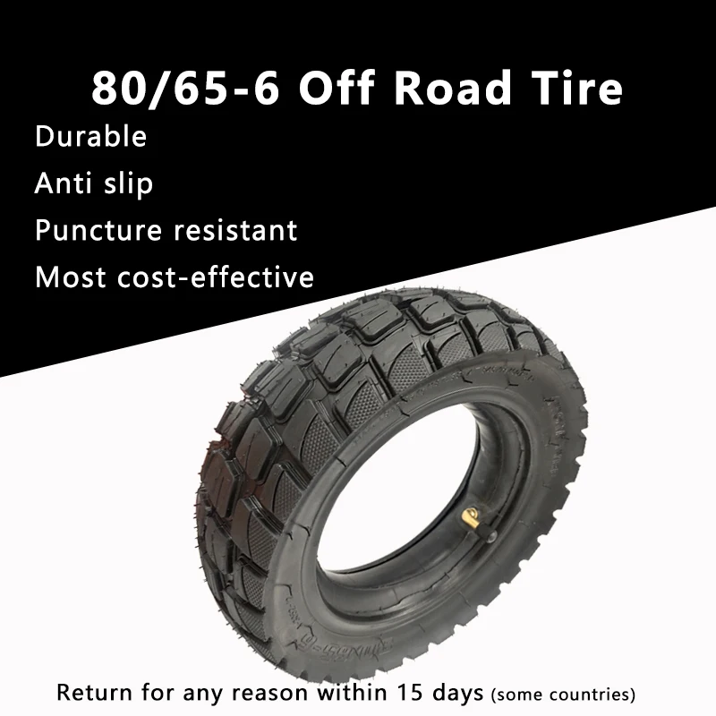 

10 Inch Hybrid Tyre 80/65-6 Off Road Tire for Kugoo M4 Kaabo Zero 10X Speedway Dualtron Electric Scooters 10X3.0 255X80 Tires