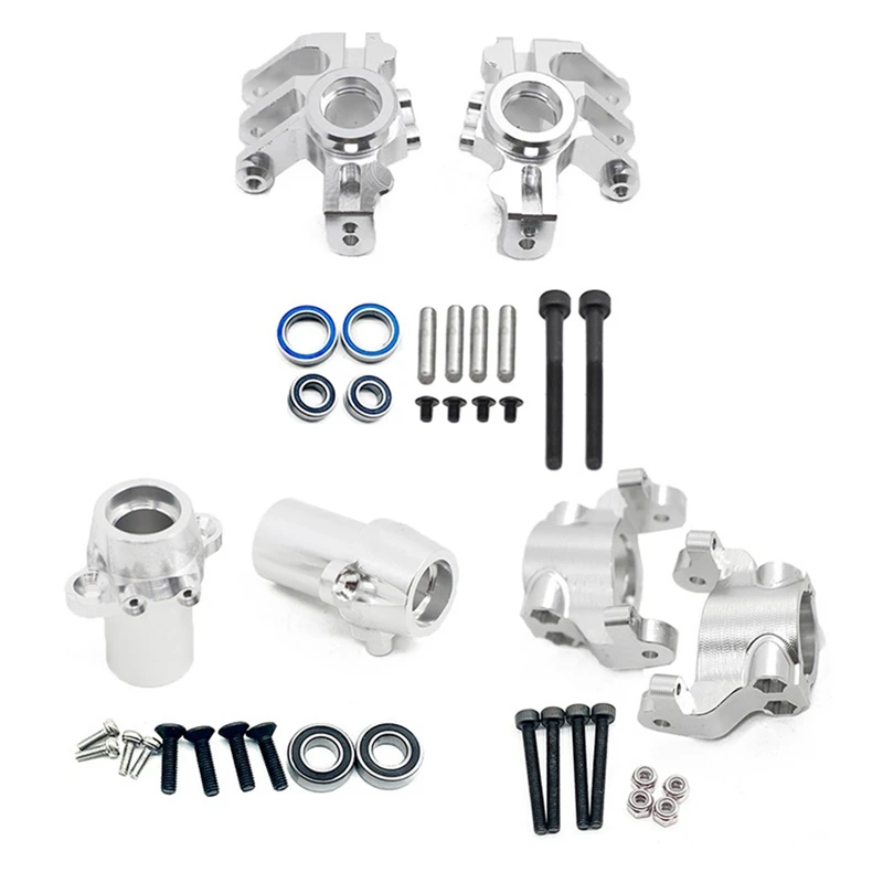 

Metal Steering Knuckle, C-Hub Carrier, Straight Axle Adapter For Axial RBX10 Ryft 1/10 RC Crawler Car Upgrades Parts