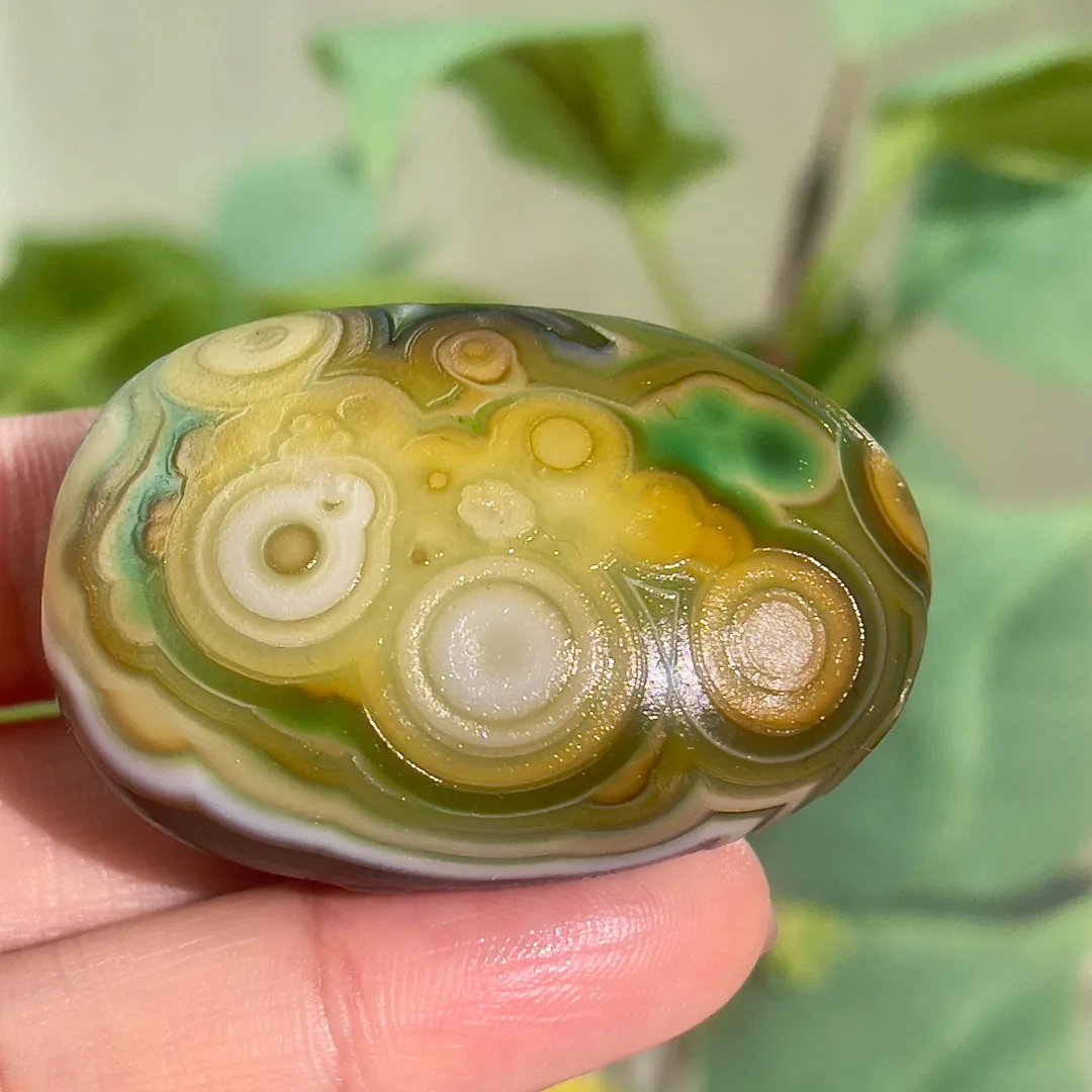 

Flower Wishing Agate Bead Pure Natural Color Agate for DIY Jewelry Making Home Decor Accessories Natural Minerals D08-10