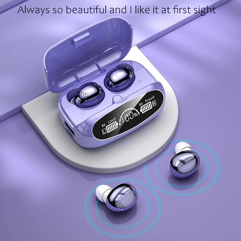 Wireless Earbud TWS Bluetooth Earphone 6 Hour Play Phones Headset Waterproof IPX7 Sport Pod with Mic Power Bank for Smart Phone |
