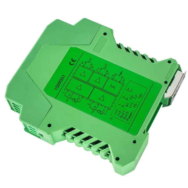 

3 wire RTD pt100 temperature transmitter 4-20ma temperature transducer DC24V 35mm Din rail mounting